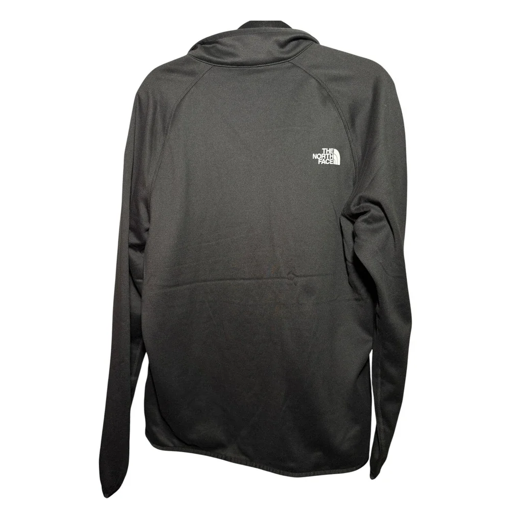 The North Face Men's L Black Raglan 1/2 Zip Fleece Pullover Chest Pocket NWOT